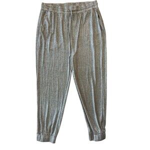 Women’s Size Medium Bishop + Young Silver Gold Pants‎ Joggers